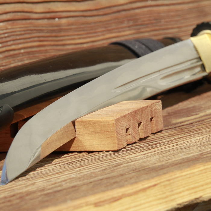 How to polish a knife to a mirror finish at home