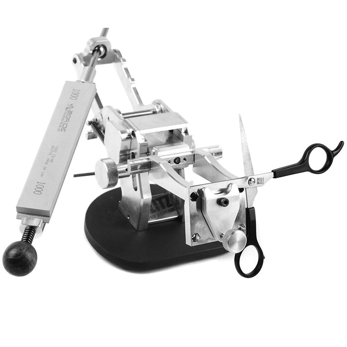sharpening scissors on professional TSPROF equipment