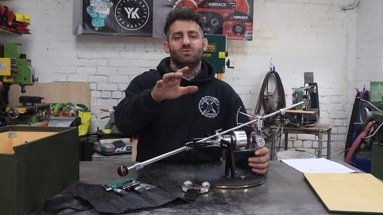 TSPROF Knife Sharpener, knife scales, sharpness tester and more UNBOXING