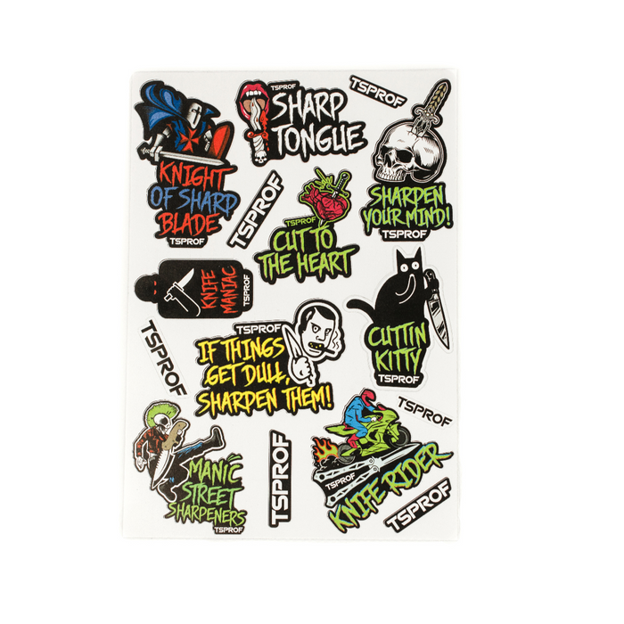 TSPROF "Knife Rider" Sticker Pack, A5