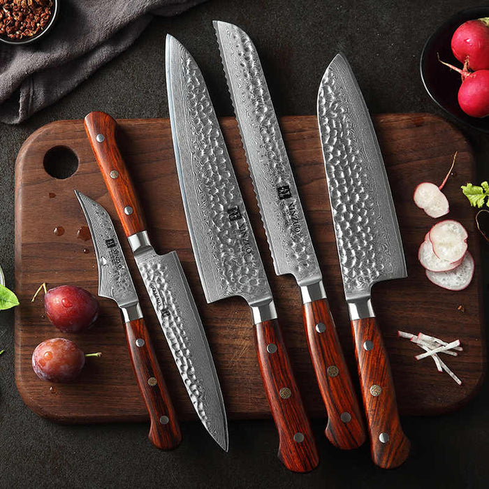 European kitchen knives and their sharpening with the TSPROF K03 knife sharpener