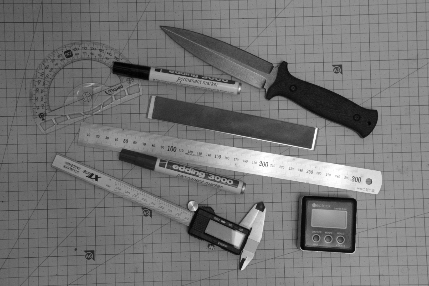 How to measure knife sharpening angle