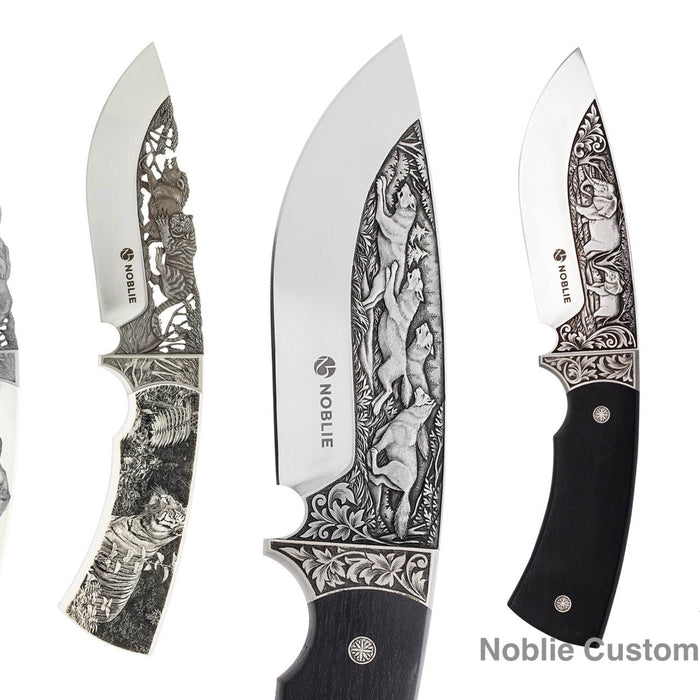 Noblie Custom Knives × TSPROF: Damascus Art & Precision Sharpening