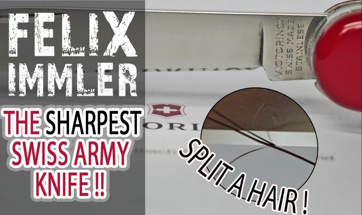 World S Sharpest Swiss Army Knife More Than Razor Sharp With Tsp