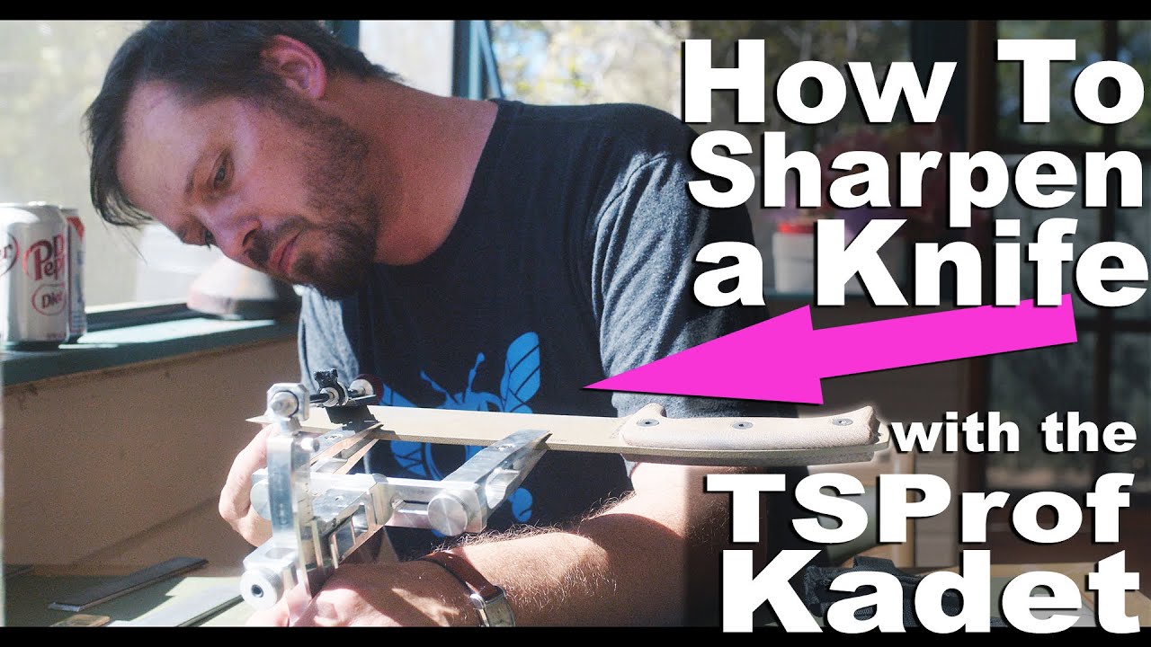 How to Sharpen a Tactical Knife for Beginners: The TSProf Kadet Sharpening System Review