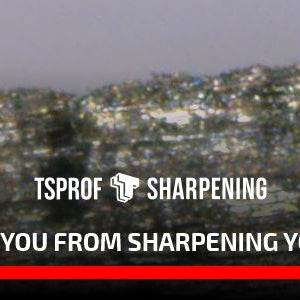 What prevents you from sharpening your knife well?