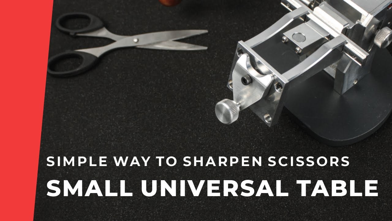 Small Universal Table. Simple Way to Sharpen Scissors. (English)