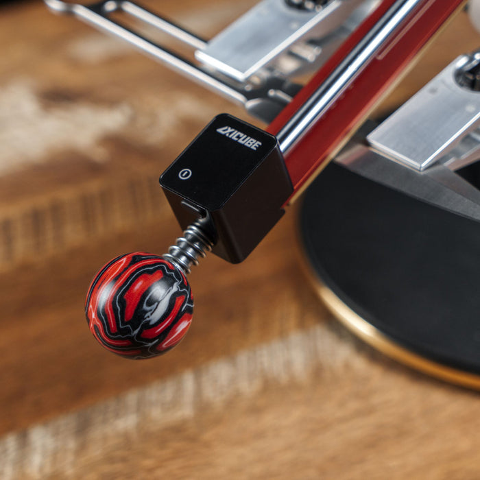 TSPROF Crazy Fiber Ball Handle, 8 mm (Red Agate)