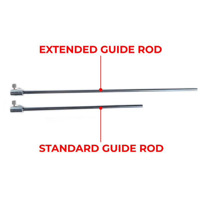 Extended guide rod for Pioneer/Blitz/Kadet