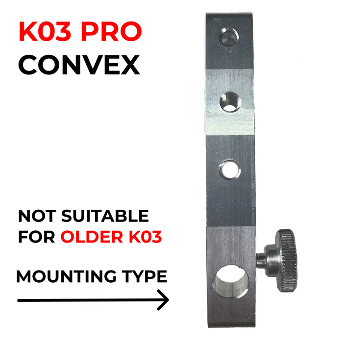 TSPROF K03 Pro Convex Attachment + Titanium Guide Rod