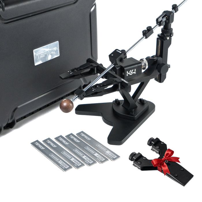 Kit d’affûtage TSPROF K4 Standard 2026 + Pince à filets simple, mat、】【
