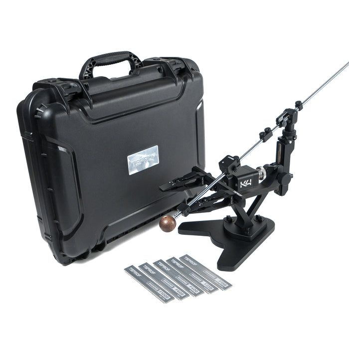 Kit d'affûtage de couteaux TSPROF K4 Standard 2026, avec étui