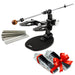TSPROF Kadet Pro sharpening kit with black quick clamps on white background 
