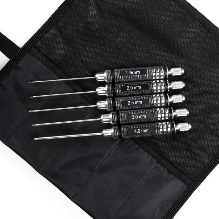 TSPROF Set Of Hex Screwdrivers №5, With A Wrap Case