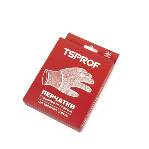 TSPROF cut resistant gloves packaging