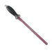 TSPROF ruby ceramics honing rod on white background.