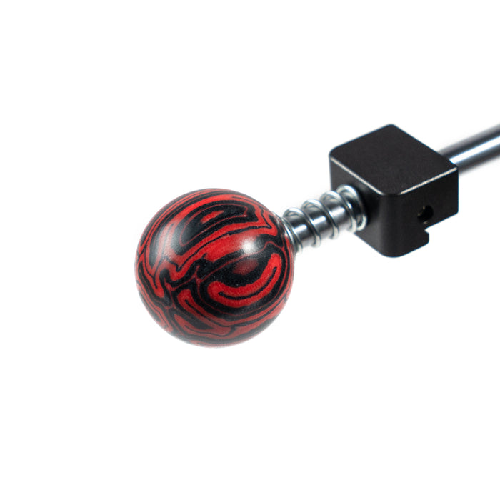 Poignée boule en fibre Crazy TSPROF, 8 mm (Grenat)