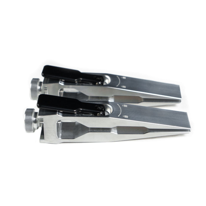 TSPROF Quick Fillet Clamps with black locking levers on white background, side view