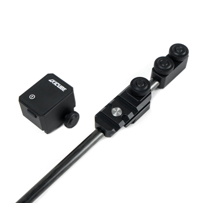 Soporte abrasivo TSPROF Axicube Shift con varilla guía de carbono, mate