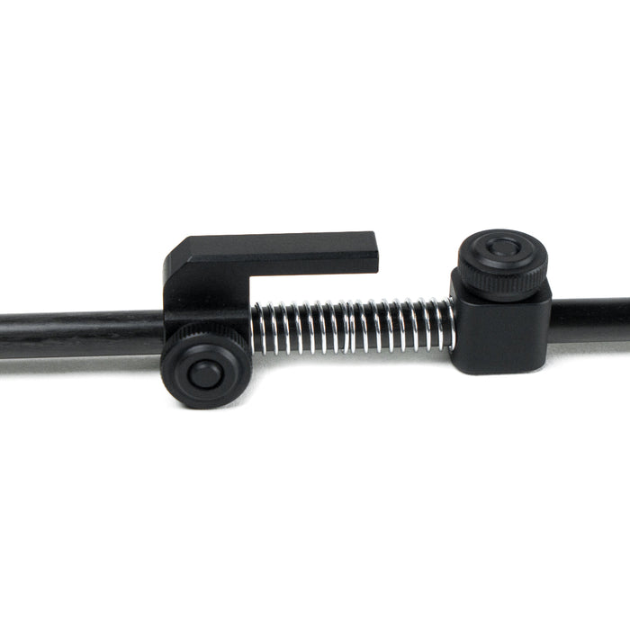 Soporte abrasivo TSPROF Axicube Shift con varilla guía de carbono, mate