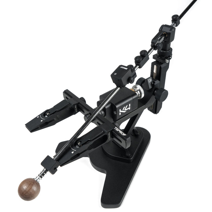 Soporte abrasivo TSPROF Axicube Shift con varilla guía de carbono, mate