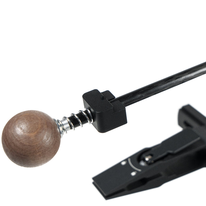 Soporte abrasivo TSPROF Axicube Shift con varilla guía de carbono, mate