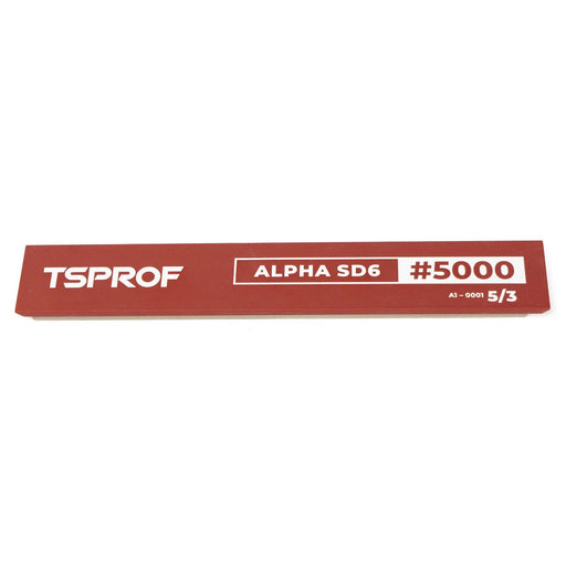 TSPROF Alpha SD6 diamond stone on red backing plate, upside down