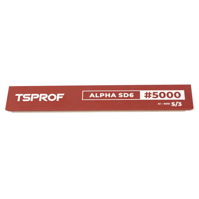 TSPROF Alpha SD6 diamond stone on red backing plate, upside down