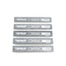Set of TSPROF Delta OA sharpening stones with different grits on a white background